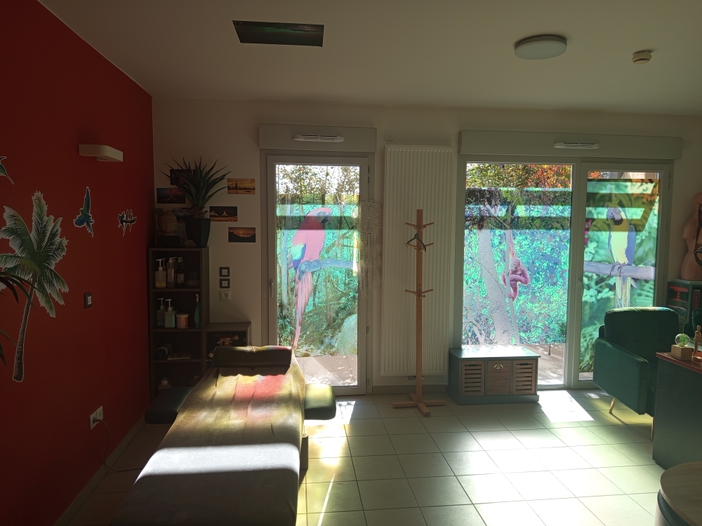 Séance d'ostéopathie